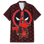 Chemise hawaïenne Pikachu Deadpool Anime Mix Comic – Maison Otaku