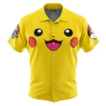 Chemise hawaïenne Visage Pikachu Pokémon – Maison Otaku