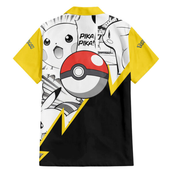 Chemise hawaïenne Pikachu Pokémon Anime Mix Manga - Maison Otaku – Image 2
