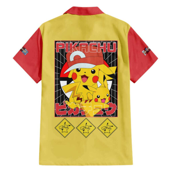 Chemise hawaïenne Pikachu Pokémon Anime - Maison Otaku – Image 2