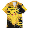 Chemise hawaïenne Pikachu Pokémon Style Grunge - Maison Otaku