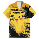 Chemise hawaïenne Pikachu Pokémon Style Grunge – Maison Otaku