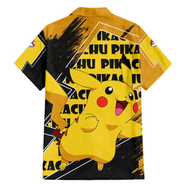 Chemise hawaïenne Pikachu Pokémon Style Grunge - Maison Otaku – Image 2
