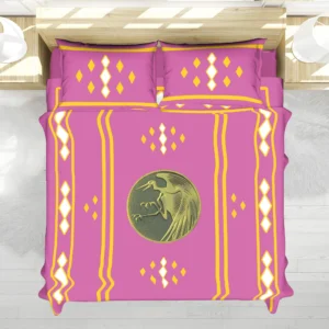 Housse De Couette Ranger Rose Ninjetti Power Rangers Parure de lit Ensemble De Literie