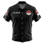 Chemise hawaïenne Ligue Pokémon Pokémon – Maison Otaku