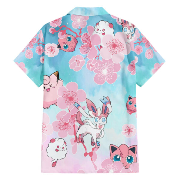 Chemise hawaïenne Pokémon Fairy Type motif Sakura - Maison Otaku – Image 2