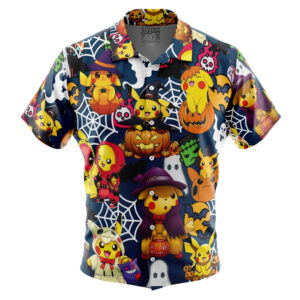 Chemise hawaïenne Halloween Pokémon - Maison Otaku