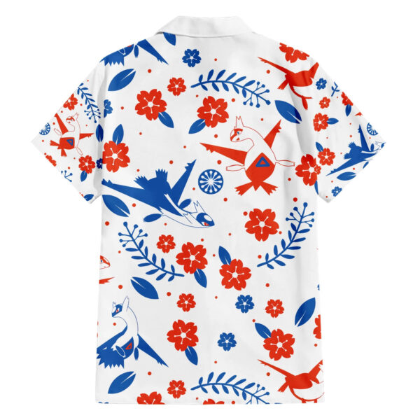 Chemise hawaïenne Pokémon Latios & Latias motif floral - Maison Otaku – Image 2