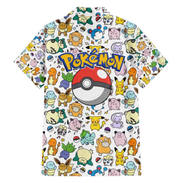Chemise hawaïenne Pokémon Motif Anime - Maison Otaku – Image 2