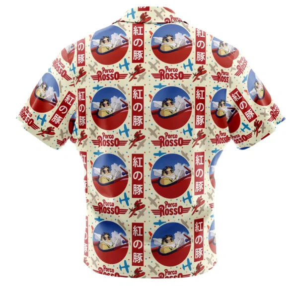Chemise hawaïenne Porco Rosso Studio Ghibli - Maison Otaku – Image 2