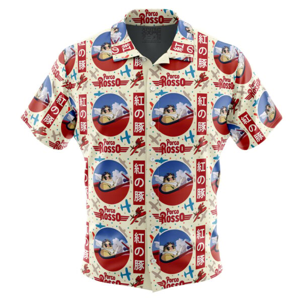 Chemise hawaïenne Porco Rosso Studio Ghibli - Maison Otaku
