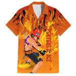 Chemise hawaïenne Portgas D. Ace One Piece Anime – Maison Otaku