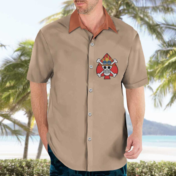 Chemise hawaïenne Portgas D. Ace One Piece uniforme Anime - Maison Otaku – Image 3