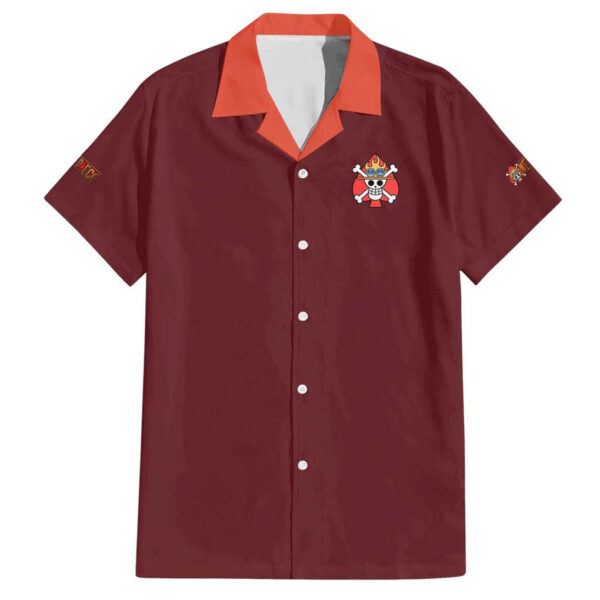 Chemise hawaïenne Portgas D. Ace V3 One Piece Japon Anime - Maison Otaku
