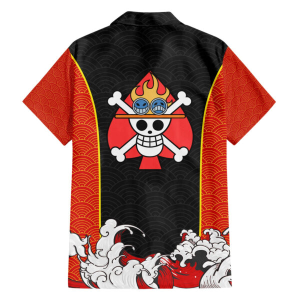 Chemise hawaïenne Portgas D. Ace One Piece Japon Anime - Maison Otaku – Image 2