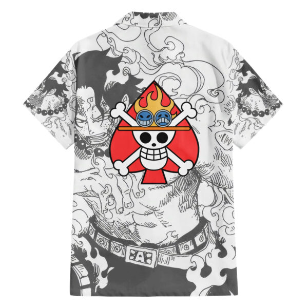 Chemise hawaïenne Portgas D. Ace One Piece Anime Mix Manga - Maison Otaku – Image 2