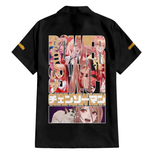 Chemise hawaïenne Power Chainsaw Man Anime Japon - Maison Otaku – Image 2