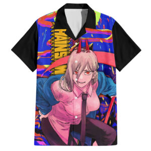 Chemise hawaïenne Power Chainsaw Man - Maison Otaku