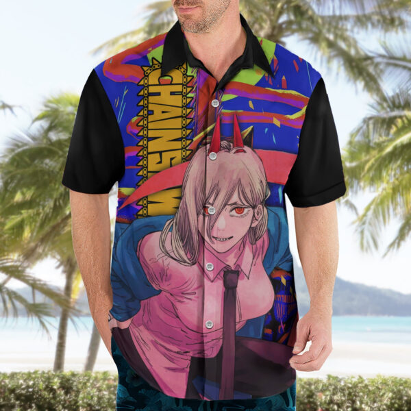 Chemise hawaïenne Power Chainsaw Man - Maison Otaku – Image 3