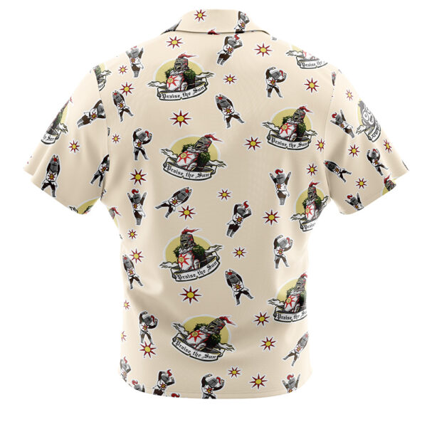 Chemise hawaïenne Motif Praise the Sun Dark Souls - Maison Otaku – Image 2