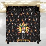 Housse De Couette Praise the Sun Dark Souls Parure de lit Ensemble De Literie