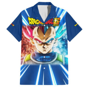 Chemise hawaïenne Prince Vegeta Dragon Ball Anime - Maison Otaku