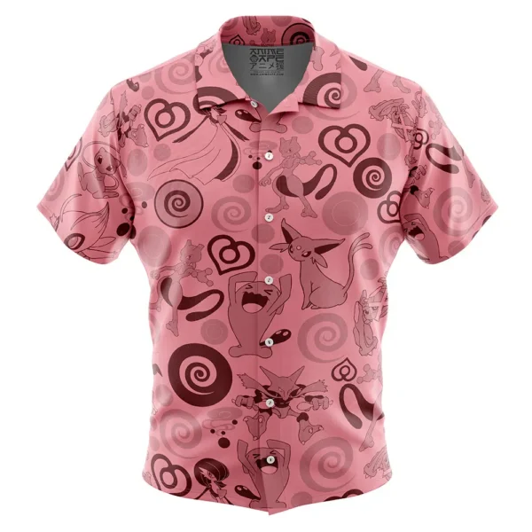 Chemise hawaïenne Pokémon Type Psy - Maison Otaku