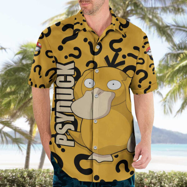 Chemise hawaïenne Psyduck Pokémon Anime - Maison Otaku – Image 3