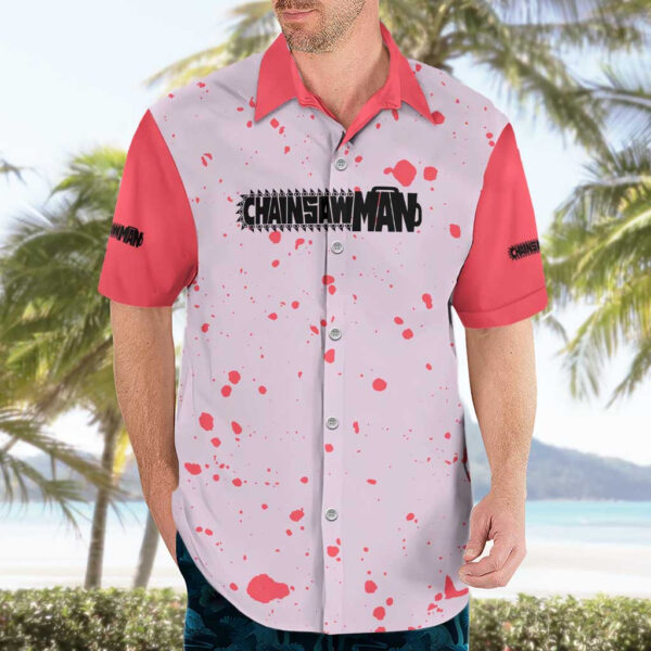 Chemise hawaïenne Sécurité publique Chainsaw Man Anime - Maison Otaku – Image 3