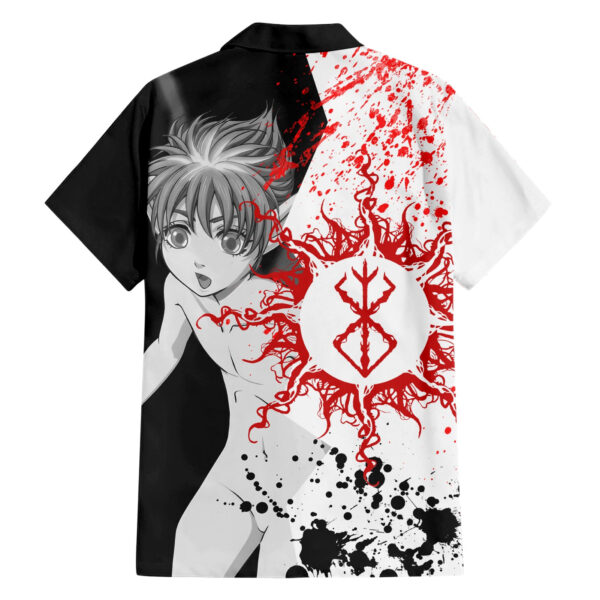 Chemise hawaïenne Puck Berserk style grunge sanglant - Maison Otaku – Image 2