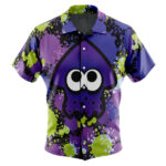 Chemise hawaïenne Calmar violet Aloha Splatoon – Maison Otaku