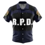 Chemise hawaïenne Leon Kennedy Resident Evil – Maison Otaku