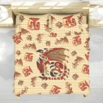 Housse De Couette Rathalos Monster Hunter Parure de lit Ensemble De Literie