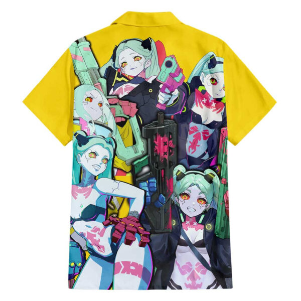Chemise hawaïenne Rebecca Cyberpunk Edgerunners Anime - Maison Otaku – Image 2