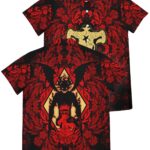 Chemise hawaïenne Asta rouge – Maison Otaku