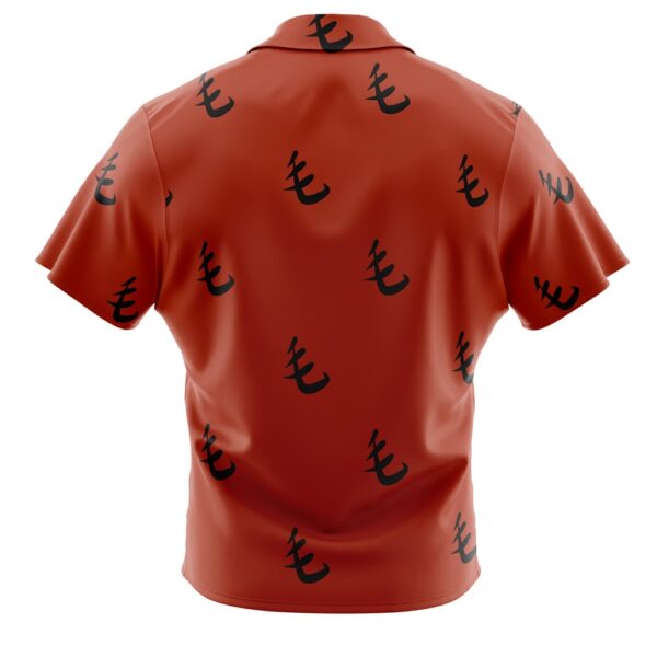 Chemise hawaïenne Motif Rouge Saitama One Punch Man - Maison Otaku – Image 2