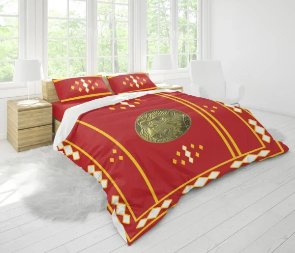 Housse De Couette Ranger Rouge Ninjetti Power Rangers Parure de lit Ensemble De Literie – Image 2