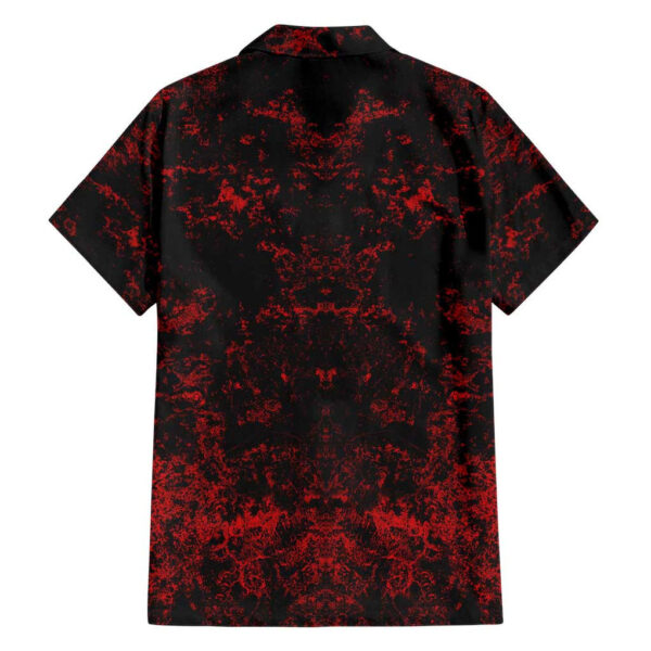 Chemise hawaïenne Red Riot Eijiro My Hero Academia style grunge sang - Maison Otaku – Image 2