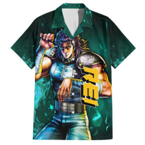 Chemise hawaïenne Rei Hokuto no Ken Anime Manga Mix - Maison Otaku