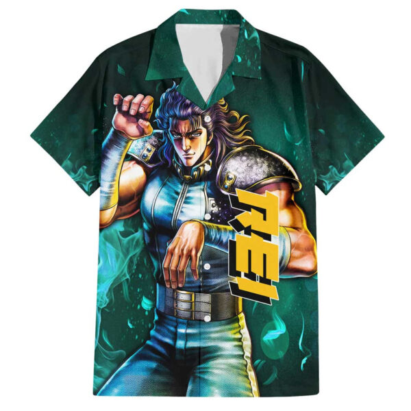 Chemise hawaïenne Rei Hokuto no Ken Anime Manga Mix - Maison Otaku