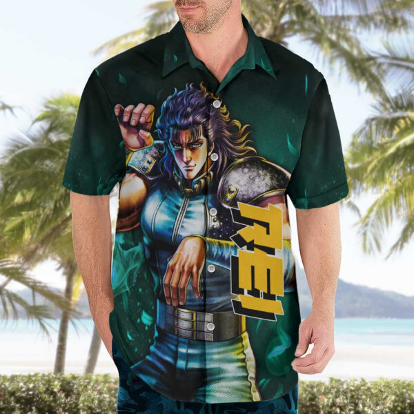 Chemise hawaïenne Rei Hokuto no Ken Anime Manga Mix - Maison Otaku – Image 3
