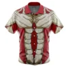Chemise hawaïenne Titan Cuirassé L’Attaque des Titans - Maison Otaku