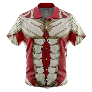 Chemise hawaïenne Titan Cuirassé L’Attaque des Titans - Maison Otaku