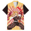 Chemise hawaïenne Rengoku Demon Slayer classique - Maison Otaku