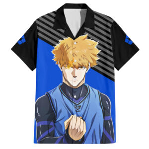 Chemise hawaïenne Rensuke Kunigami Blue Lock Anime - Maison Otaku