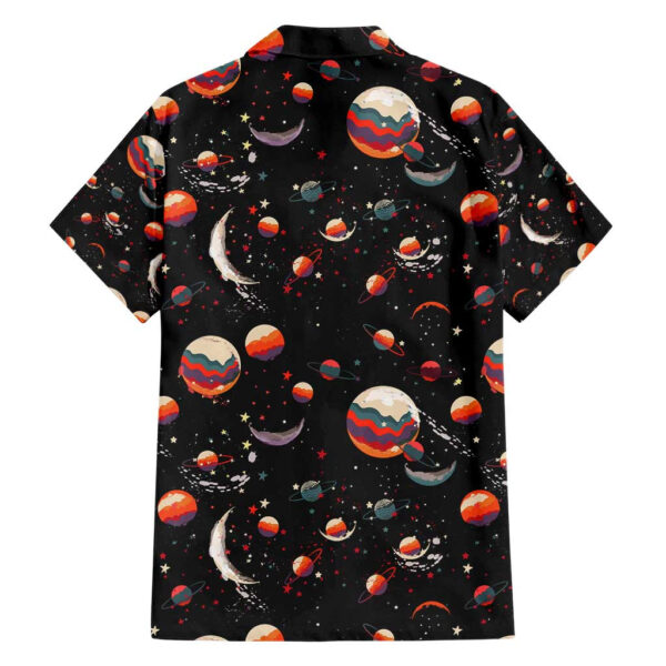 Chemise hawaïenne Univers rétro Deku My Hero Academia motif cosmique - Maison Otaku – Image 2