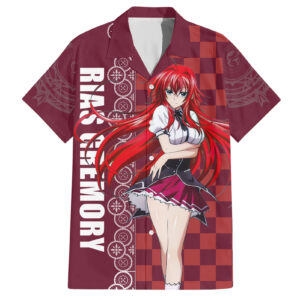 Chemise hawaïenne Rias Gremory High School DxD Anime - Maison Otaku