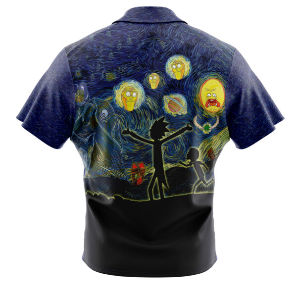 Chemise hawaïenne Rick et Morty Nuit Étoilée - Maison Otaku – Image 2