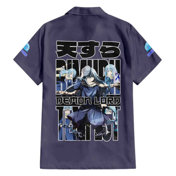 Chemise hawaïenne Rimuru Tempest Seigneur Démon Réincarné Anime - Maison Otaku – Image 2