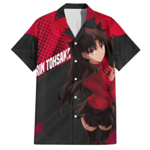 Chemise hawaïenne Rin Tohsaka - Maison Otaku